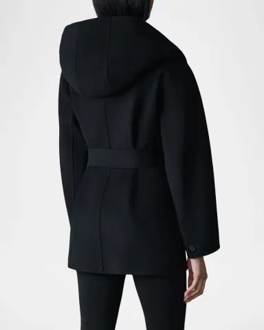 Mackage Paya-Z Hooded Wool Wrap Coat | Thumbnail 2 Mackage Paya-Z Hooded Wool Wrap Coat | Thumbnail 2
