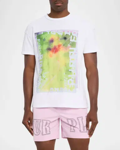 PURPLE Men 's Inside-Out Logo T-Shirt | Thumbnail 4