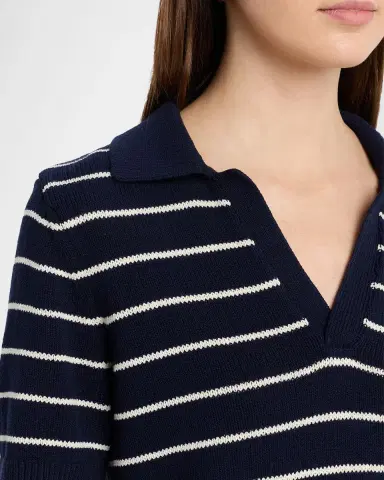 FRAME The Striped Relaxed Polo | Thumbnail 8