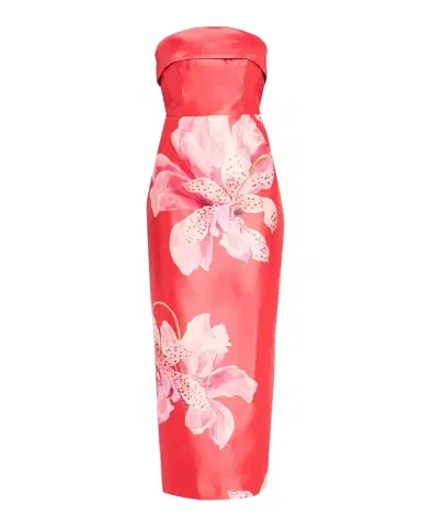 Milly Ciara Strapless Floral-Print Maxi Dress | Thumbnail 1