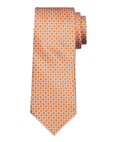 Stefano Ricci Men's Geometric Square Silk Tie | Thumbnail 1 Stefano Ricci Men's Geometric Square Silk Tie | Thumbnail 1