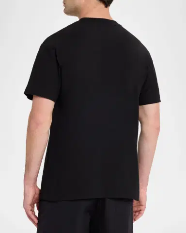 PURPLE Men's Tonal Glitterized Logo T-Shirt | Thumbnail 3
