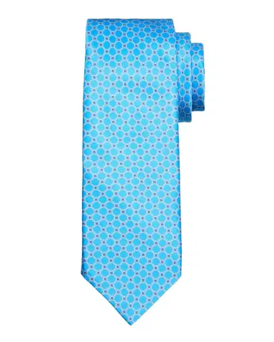 Stefano Ricci Men's Geometric Circle Silk Tie | Thumbnail 1
