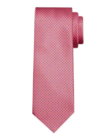 Stefano Ricci Men's Micro-Geometric Diamond Silk Tie | Thumbnail 1
