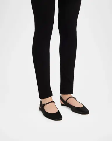 TOTEME Slingback Satin Mary Jane Flats | Thumbnail 2 TOTEME Slingback Satin Mary Jane Flats | Thumbnail 2
