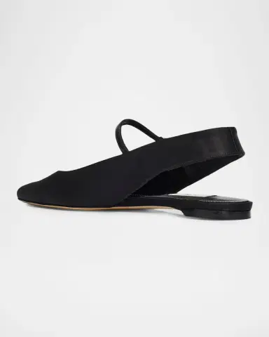 TOTEME Slingback Satin Mary Jane Flats | Thumbnail 4 TOTEME Slingback Satin Mary Jane Flats | Thumbnail 4
