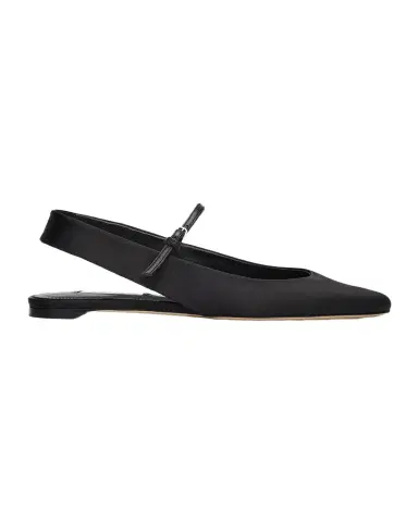 TOTEME Slingback Satin Mary Jane Flats | Thumbnail 1 TOTEME Slingback Satin Mary Jane Flats | Thumbnail 1