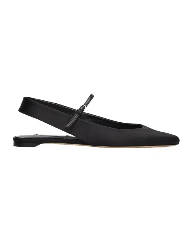 Toteme Slingback Satin Mary Jane Flats