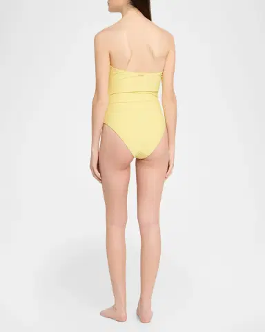 Milly Songe D 'Iris Strapless One-Piece Swimsuit | Thumbnail 3