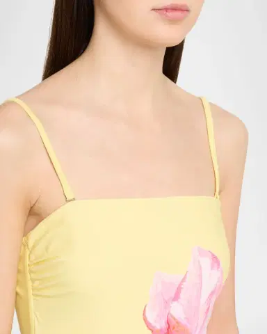 Milly Songe D 'Iris Strapless One-Piece Swimsuit | Thumbnail 4
