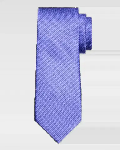 Stefano Ricci Men's Dotted Line Silk Jacquard Tie | Thumbnail 2 Stefano Ricci Men's Dotted Line Silk Jacquard Tie | Thumbnail 2