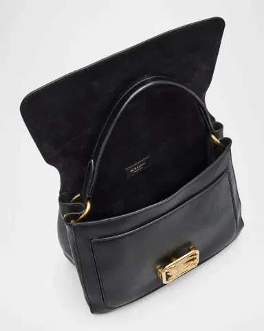Burberry Rider Small Leather Top Handle Bag | Thumbnail 4 Burberry Rider Small Leather Top Handle Bag | Thumbnail 4