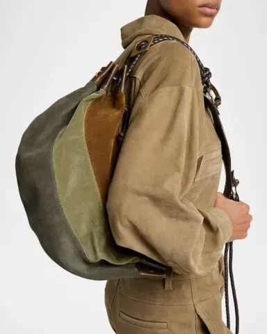 Isabel Marant Maia Medium Suede Shoulder Bag | Thumbnail 2