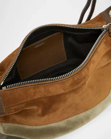 Isabel Marant Maia Medium Suede Shoulder Bag | Thumbnail 4