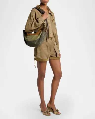 Isabel Marant Maia Medium Suede Shoulder Bag | Thumbnail 5