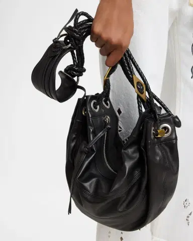 Isabel Marant Maia Medium Suede Shoulder Bag | Thumbnail 2