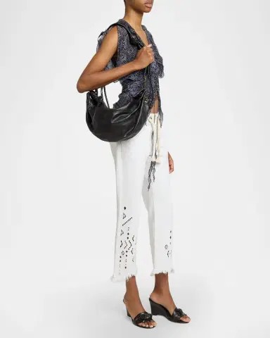 Isabel Marant Maia Medium Suede Shoulder Bag | Thumbnail 5
