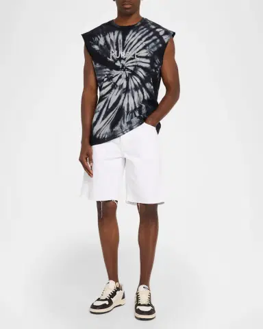 PURPLE Men's Optic Relaxed-Fit Shorts | Thumbnail 2 PURPLE Men's Optic Relaxed-Fit Shorts | Thumbnail 2
