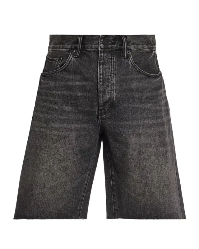 Men 's Kamari Relaxed Fit Black Denim Shorts