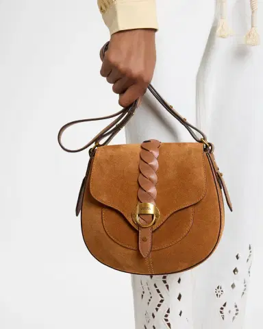 Isabel Marant Altay Small Suede Saddle Crossbody Bag | Thumbnail 2 Isabel Marant Altay Small Suede Saddle Crossbody Bag | Thumbnail 2
