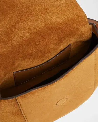 Isabel Marant Altay Small Suede Saddle Crossbody Bag | Thumbnail 4 Isabel Marant Altay Small Suede Saddle Crossbody Bag | Thumbnail 4