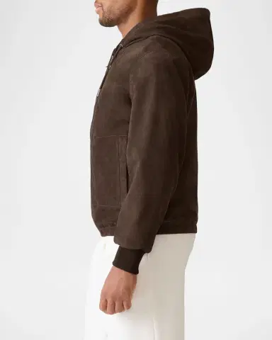 Mackage Men's Sylas Suede Hooded Jacket | Thumbnail 6 Mackage Men's Sylas Suede Hooded Jacket | Thumbnail 6