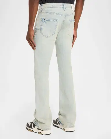 PURPLE Men's P004 Blowout Flare Jeans | Thumbnail 3