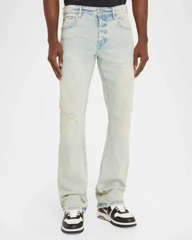 PURPLE Men's P004 Blowout Flare Jeans | Thumbnail 4