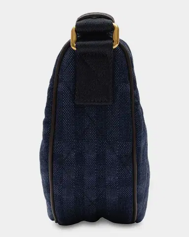 Burberry Horseshoe Quilted Cotton Denim Crossbody Bag | Thumbnail 7 Burberry Horseshoe Quilted Cotton Denim Crossbody Bag | Thumbnail 7