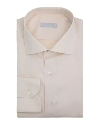 Stefano Ricci Men's Cotton Tonal Geometric Jacquard Dress Shirt | Thumbnail 2 Stefano Ricci Men's Cotton Tonal Geometric Jacquard Dress Shirt | Thumbnail 2