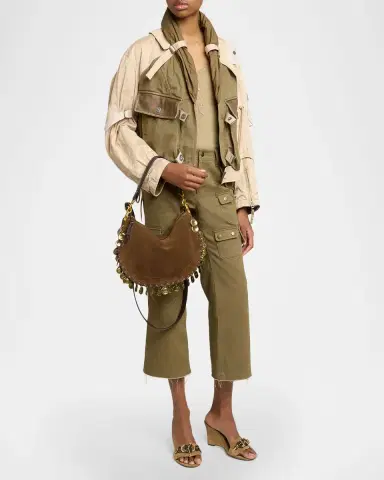 Isabel Marant Oskan Soft Zip Suede Shoulder Bag | Thumbnail 5 Isabel Marant Oskan Soft Zip Suede Shoulder Bag | Thumbnail 5
