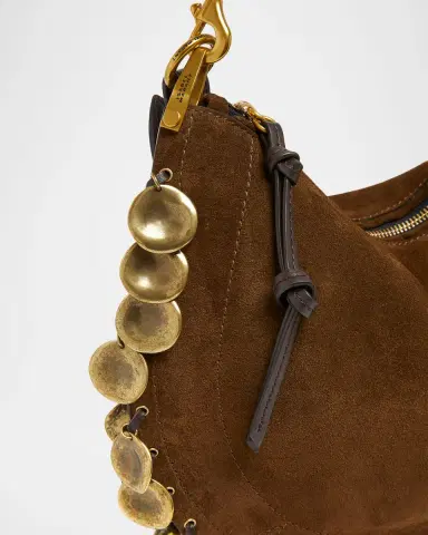 Isabel Marant Oskan Soft Zip Suede Shoulder Bag | Thumbnail 6 Isabel Marant Oskan Soft Zip Suede Shoulder Bag | Thumbnail 6