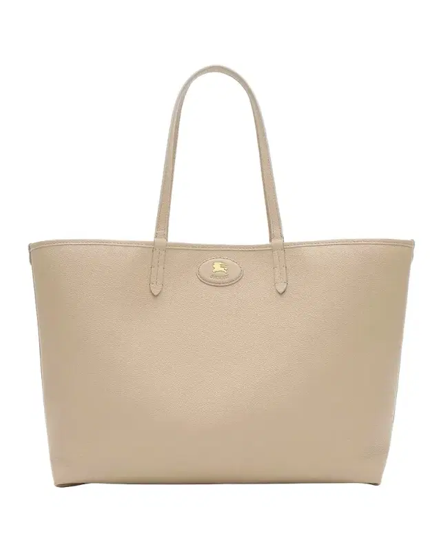 Burberry Bloomsbury Reversible Leather & Check Tote Bag