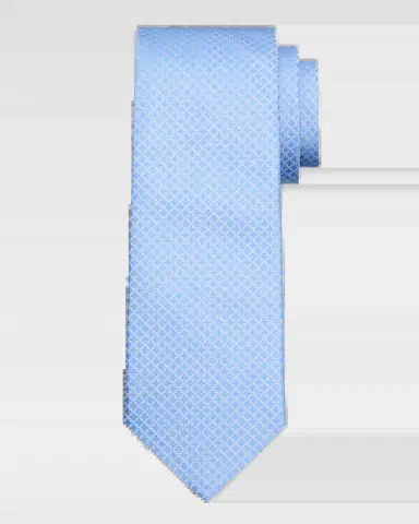 Stefano Ricci Men's Diamond Check Silk Tie | Thumbnail 2 Stefano Ricci Men's Diamond Check Silk Tie | Thumbnail 2