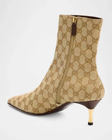 Gucci 55mm GG Canvas Ankle Boots | Thumbnail 4 Gucci 55mm GG Canvas Ankle Boots | Thumbnail 4