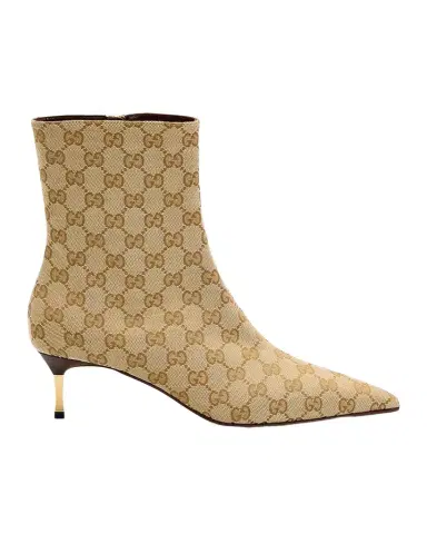 Gucci 55mm GG Canvas Ankle Boots | Thumbnail 1 Gucci 55mm GG Canvas Ankle Boots | Thumbnail 1