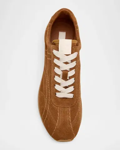 Toteme Flex Suede Low-Top Sneakers | Thumbnail 5
