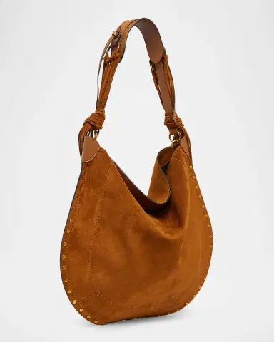 Isabel Marant Oskan Studded Suede Hobo Bag | Thumbnail 3 Isabel Marant Oskan Studded Suede Hobo Bag | Thumbnail 3