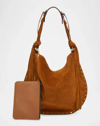 Isabel Marant Oskan Studded Suede Hobo Bag | Thumbnail 6 Isabel Marant Oskan Studded Suede Hobo Bag | Thumbnail 6