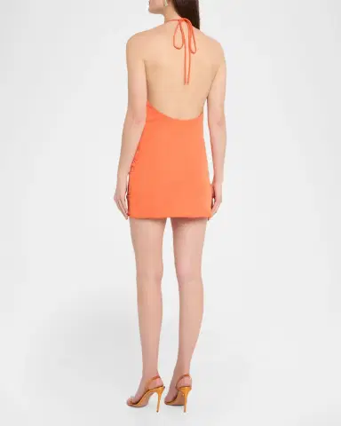 Significant Other Rufayah Draped Halter Mini Dress | Thumbnail 3 Significant Other Rufayah Draped Halter Mini Dress | Thumbnail 3