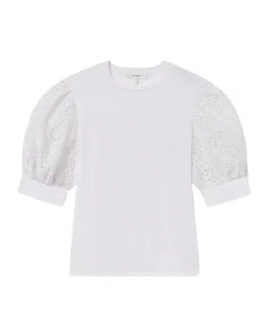 FRAME The Solstice Eyelet Tee | Thumbnail 1