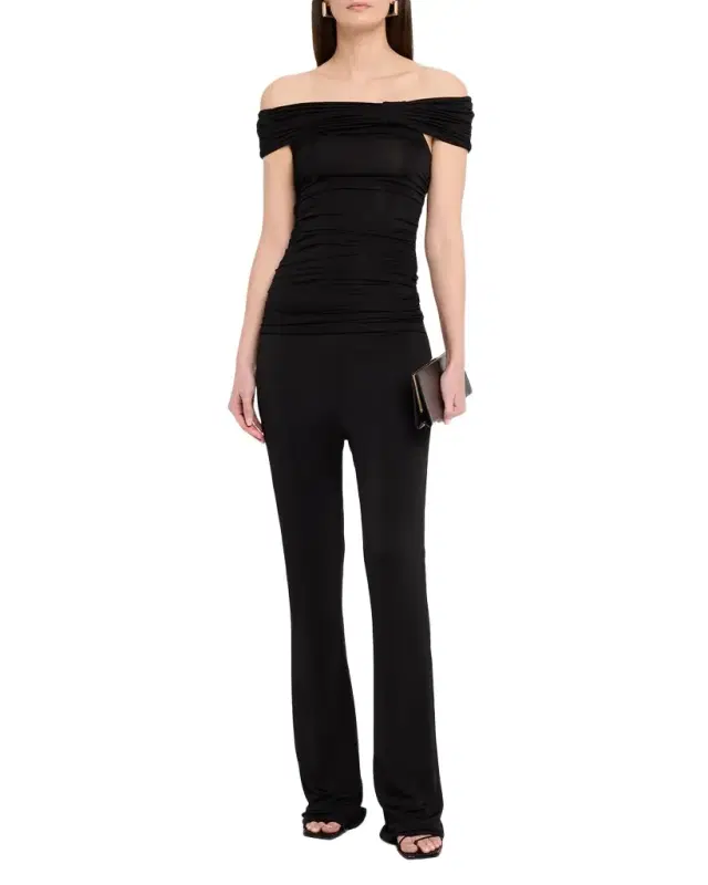 Teagan Off-the-Shoulder Ruched Top