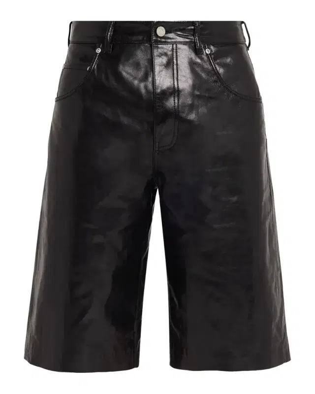 Men 's Leather Track Shorts