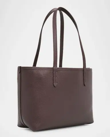 Burberry Highlands Small Check & Leather Reversible Tote Bag | Thumbnail 3
