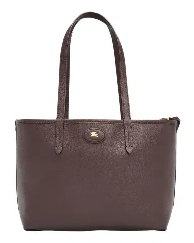 Burberry Highlands Small Check & Leather Reversible Tote Bag | Thumbnail 1