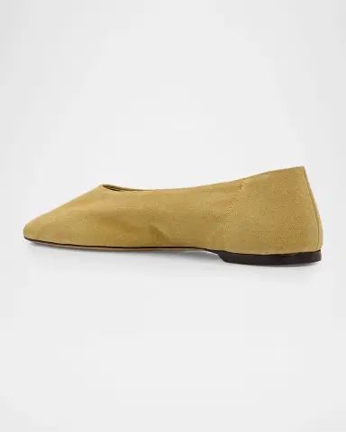 TOTEME Slip Suede Ballerina Flats | Thumbnail 4