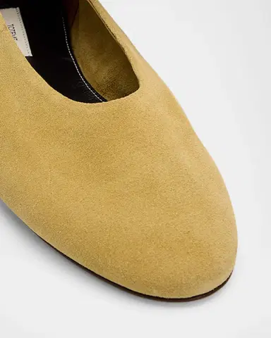 TOTEME Slip Suede Ballerina Flats | Thumbnail 5