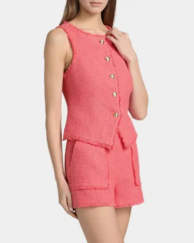 Cinq à Sept Camen Bouclé Vest | Thumbnail 7