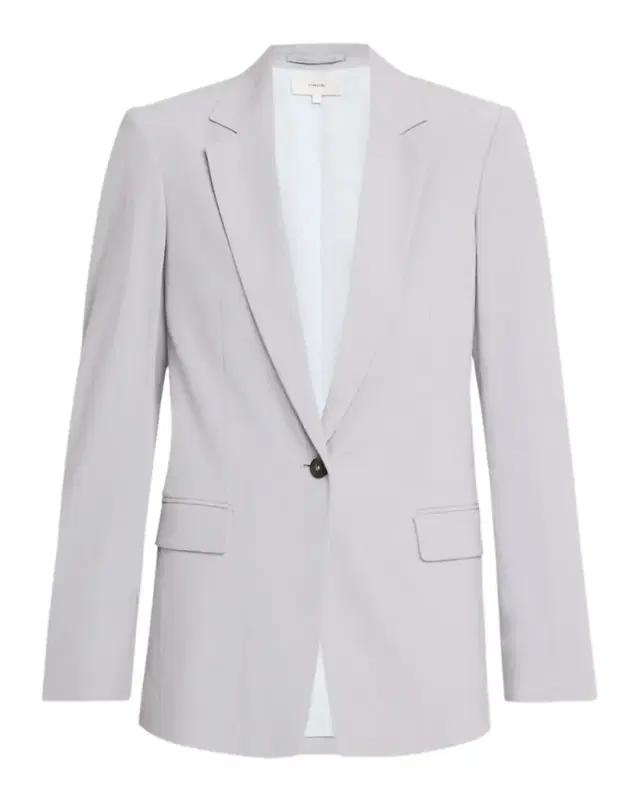 Vince Linen-Blend Single-Breasted Blazer