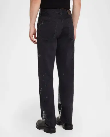 PURPLE Men's P011 Beaded Palms Straight-Leg Jeans | Thumbnail 3 PURPLE Men's P011 Beaded Palms Straight-Leg Jeans | Thumbnail 3